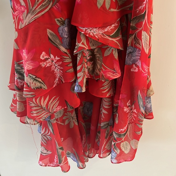 Wayf Floral Wrap Dress - Picture 5 of 9